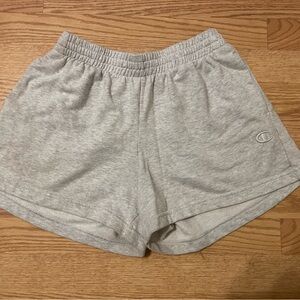 Champion Women's Light Gray Athletic Shorts
